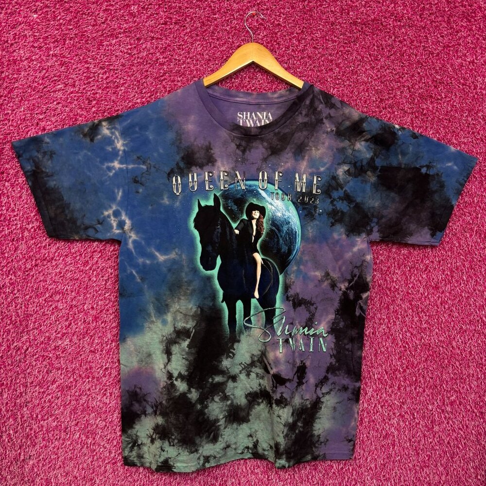 Shania Twain 2023 Queen of Me World Tour Country Tie Dye XL